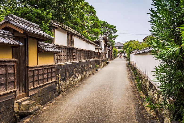 Hagi, Japan former castle town streets