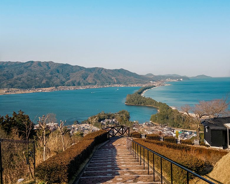 Escalier à Amanohashidate