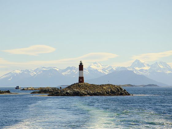 Phare sur le canal Beagle à Ushuaia, Patagonie - Argentine