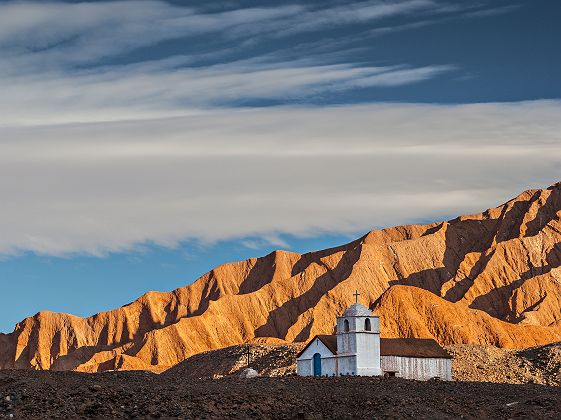 Chapelle dans le désert d'Atacama - Chili