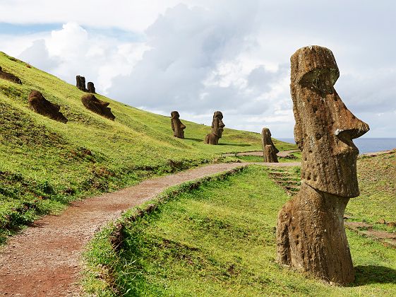 Île de Pâques - Carrière Rano Raraku