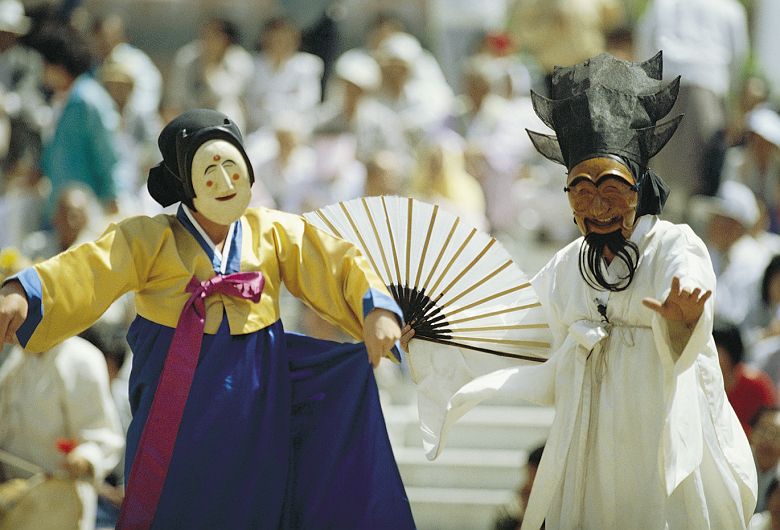 hahoe mask dance performance