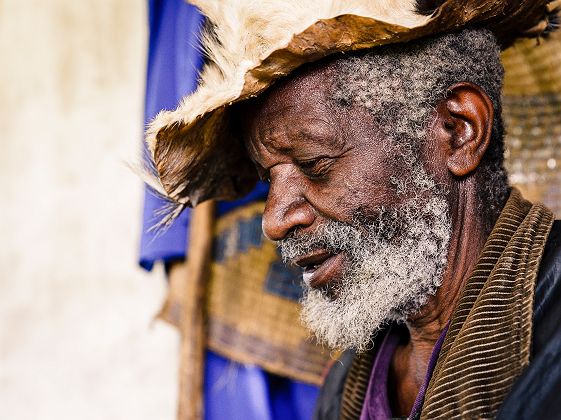 Portrait d'un homme en Ouganda par Sanctuary