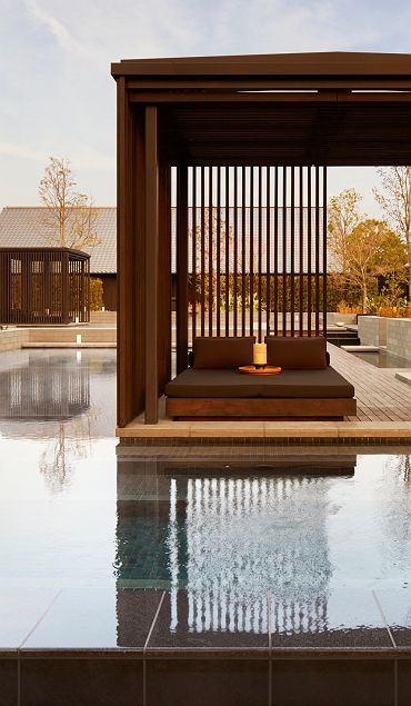 Sources thermales - Hotel Amanemu près de Kashikojima, Japon