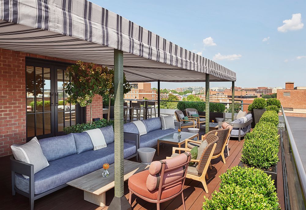 Rosewood Washington, D.C. terrasse rooftop