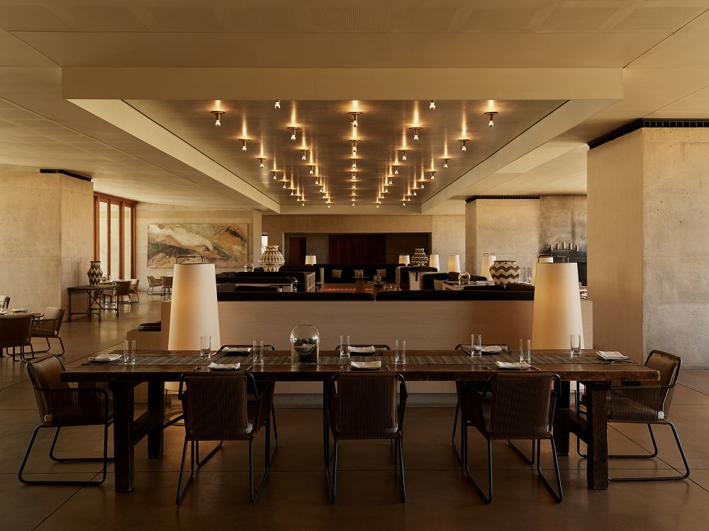 Amangiri resort restaurant