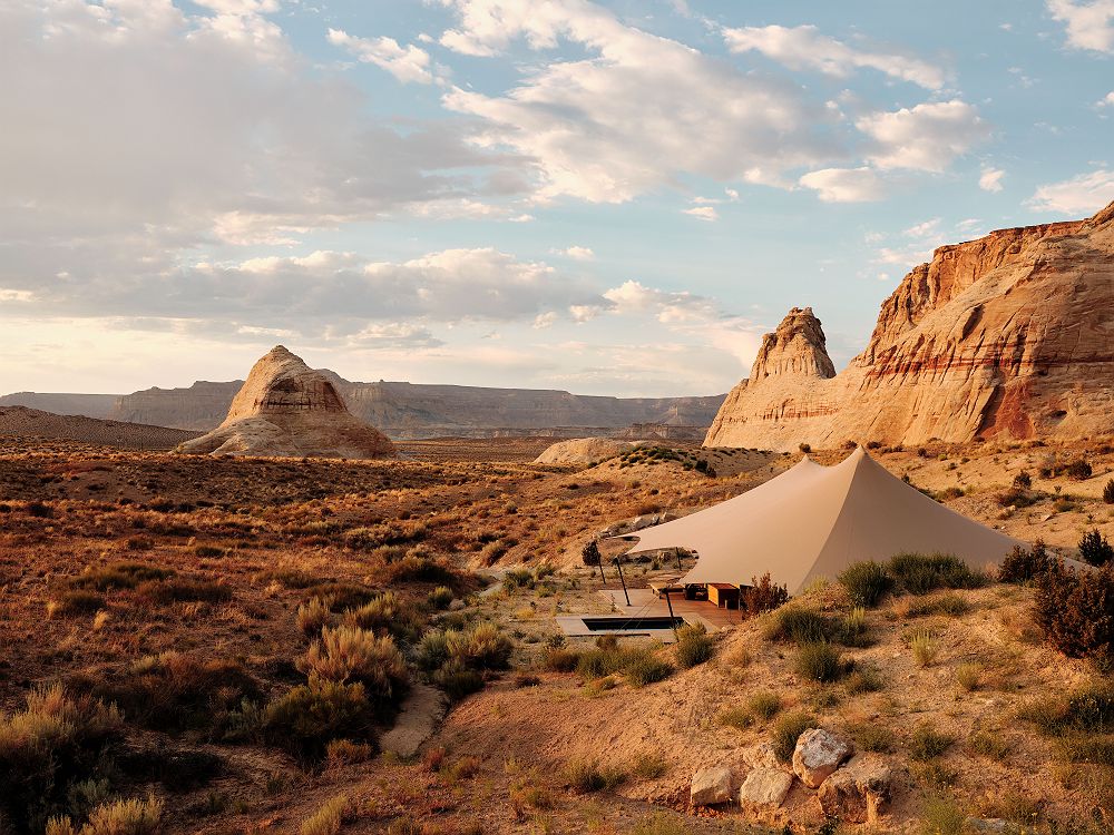 Amangiri  camp sarika vue extérieure