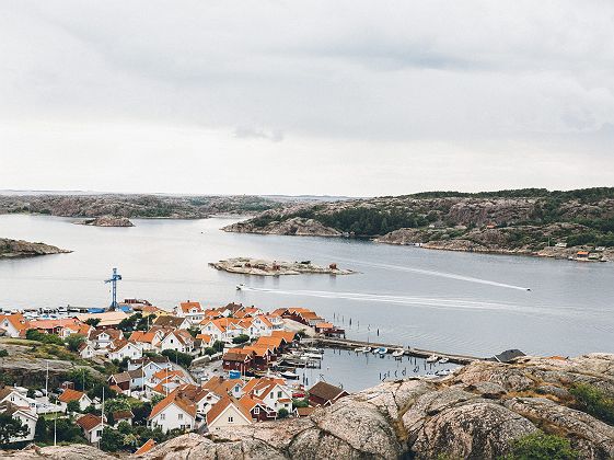 Fjällbacka vue du ciel