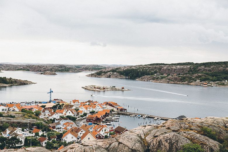 Fjällbacka vue du ciel