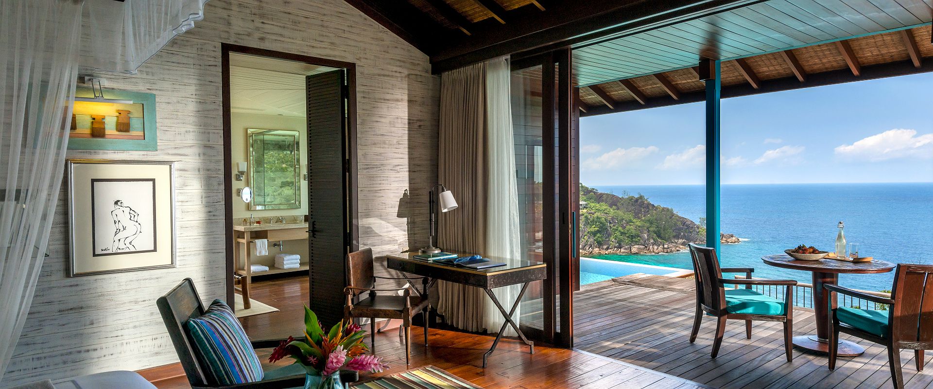 hiltop ocean view villa   four seasons resort seychelles