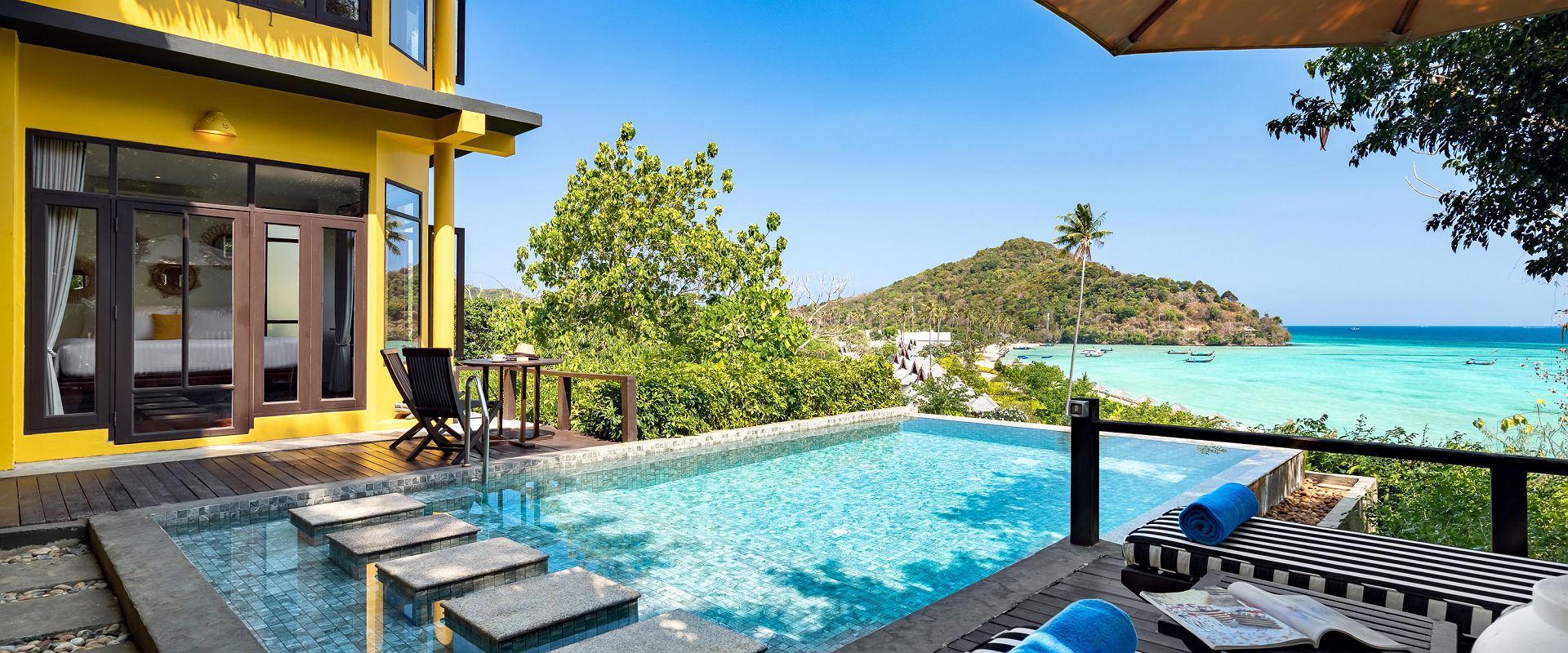 saii phi phi   2 bedroom oceanview hillside pool villa