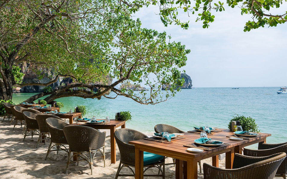 Rayavadee - Restaurant The Grotto plage et mer