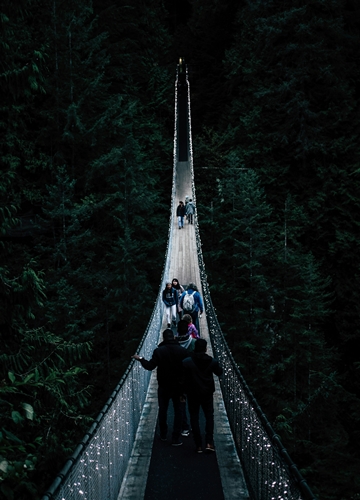 Pont suspendu de Capilano à Vancouver