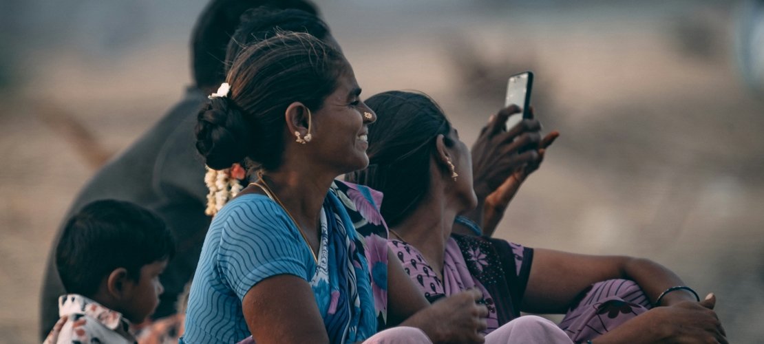 Famille en Inde