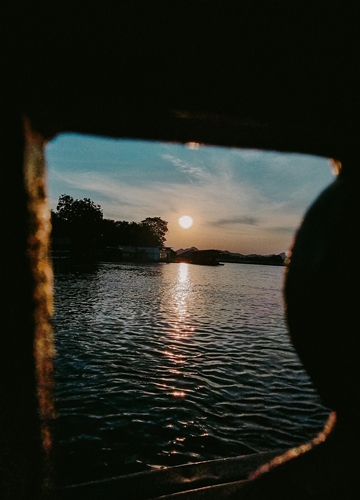 Vue sur le delta du Mékong