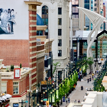 Dans les rues de Calgary