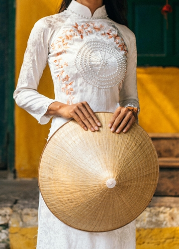 Chapeau conique au Vietnam