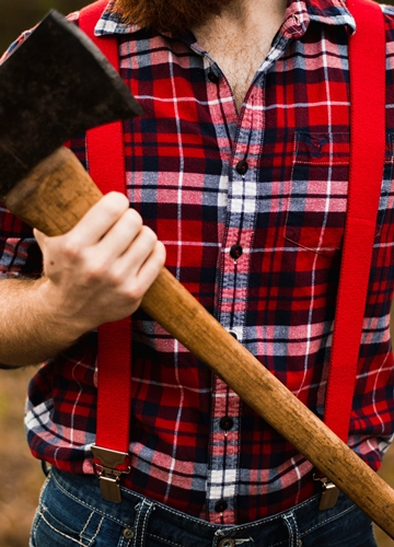 Chemise à carreaux canadienne